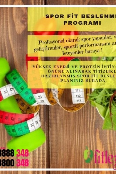 SPORFİT Beslenme Programı